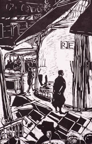 HEMERY Pascale | A l'angle de la rue de Rennes