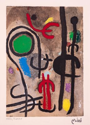 MIRO Joan | La femme-oiseau de nuit