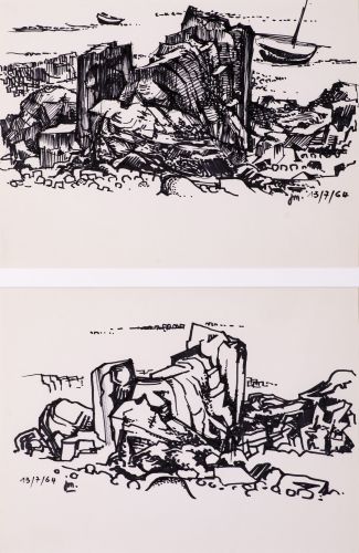 MONTCHOUGNY Jean | L’Arcouest (1) – L’Arcouest (2)
